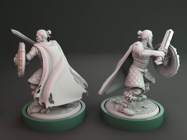 Unmatched sidekick Wiglaf miniature for Beowulf