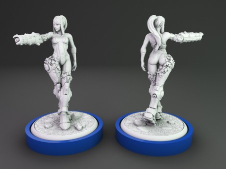 Samus Aran Metroid miniature
