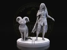 Kaelen & Rho – Miniatura inspirada en Jordanna y Remy