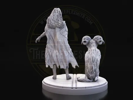Kaelen & Rho – Miniature inspired by Jordanna and Remy