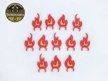 Burning Markers (12 pieces) – Compatible with Thunder Road: Vendetta
