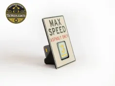 Road Die Speed Sign – Compatible with Thunder Road: Vendetta 2