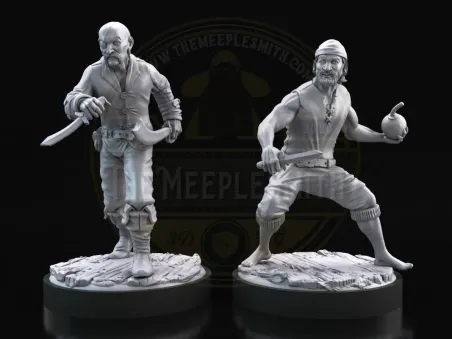 Unmatched pirates sidekicks for Blackbeard (pack of 2 units)