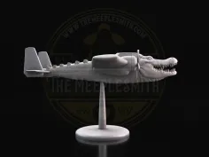 Bombardiro Cocodrilo – Miniatura brainrot híbrida de avión y criatura 2