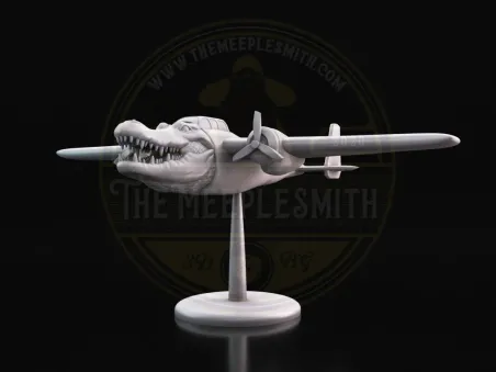 Bombardiro Cocodrilo – Miniatura brainrot híbrida de avión y criatura