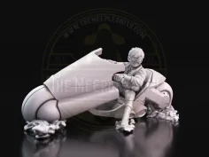 Kaneda en Moto – Miniatura Brainrot inspirada en Akira