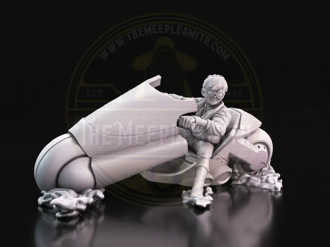 Kaneda en Moto – Miniatura Brainrot inspirada en Akira