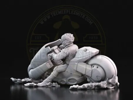 Kaneda en Moto – Miniatura Brainrot inspirada en Akira