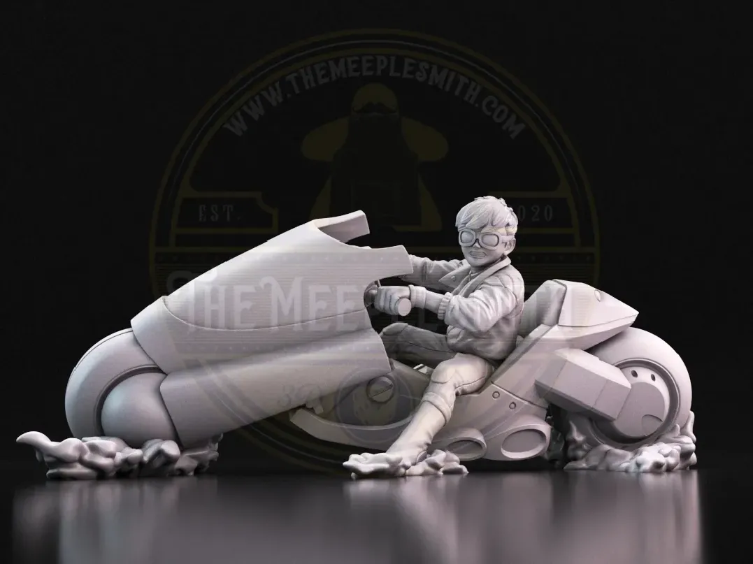 Kaneda en Moto – Miniatura Brainrot inspirada en Akira