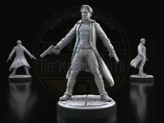 Vigilante Noir – Miniatura inspirada en Sin City (Dwight)