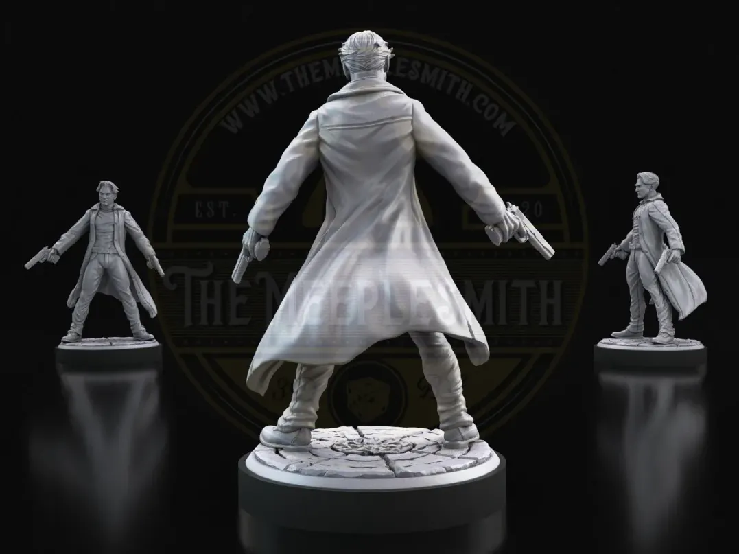 Vigilante Noir – Miniatura inspirada en Sin City (Dwight)