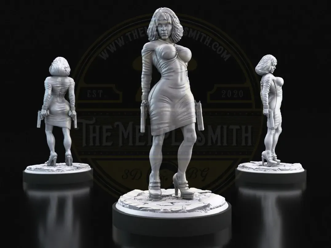 Deadly Dame – Miniatura inspirada en Sin City (Delia)