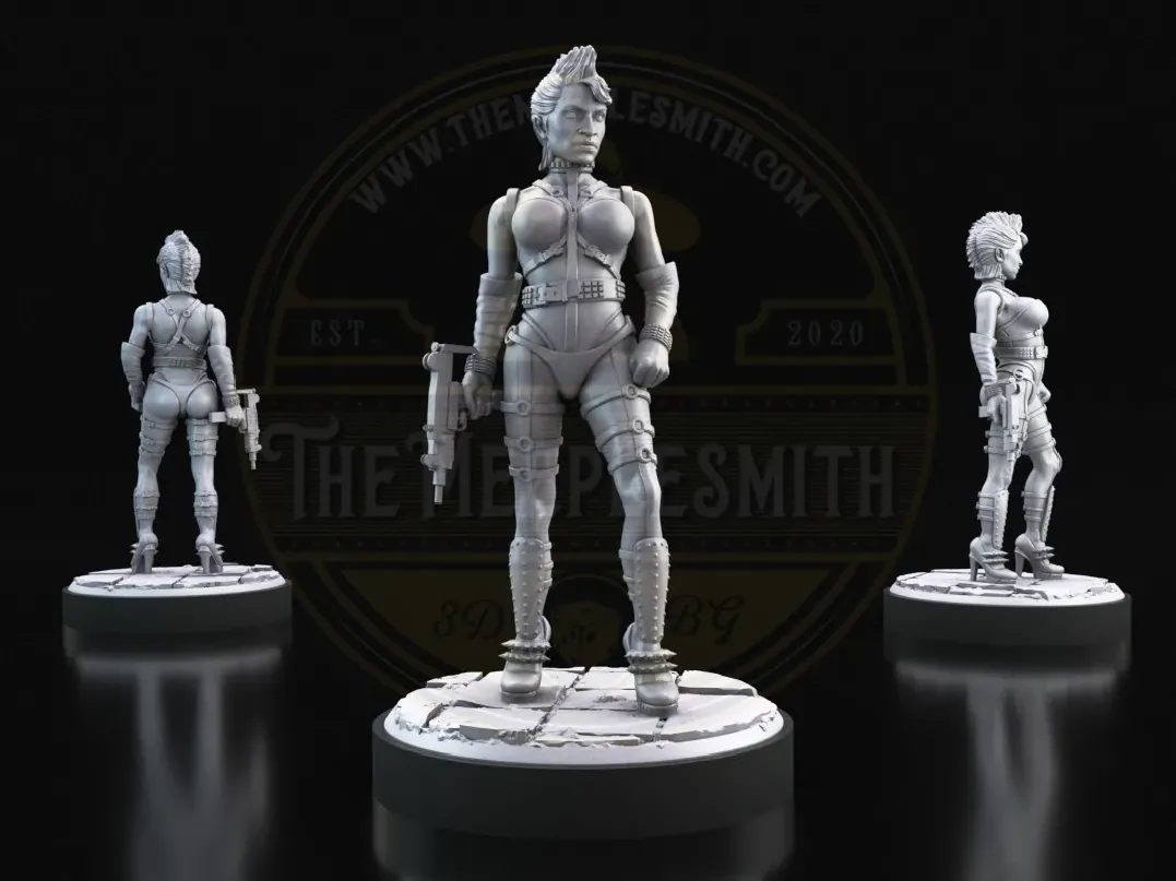 Queen of the Blocks – Miniatura inspirada en Sin City (Gail)