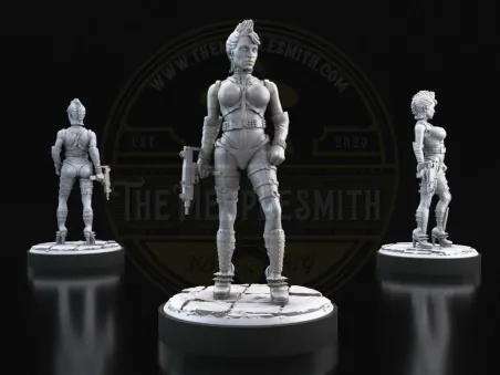 Queen of the Blocks – Miniatura inspirada en Sin City (Gail)