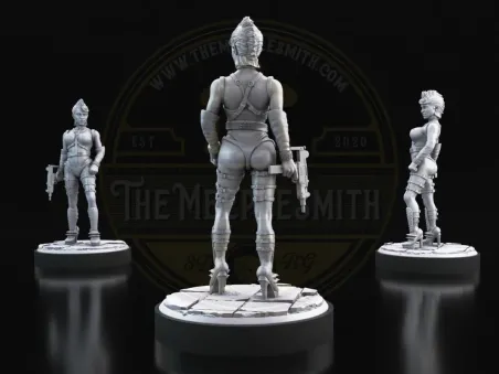 Queen of the Blocks – Miniatura inspirada en Sin City (Gail)