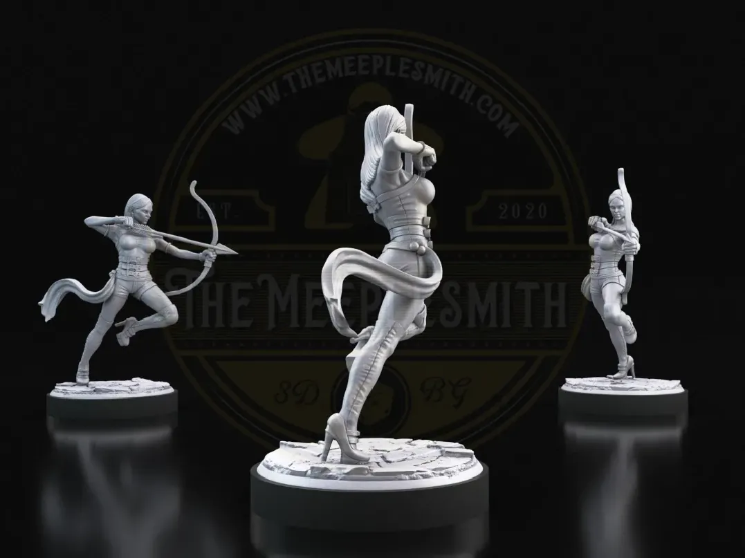 Silent Huntress – Miniature Inspired by Sin City (Miho)