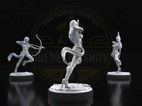 Silent Huntress – Miniature Inspired by Sin City (Miho)