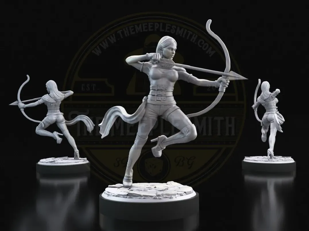 Silent Huntress – Miniature Inspired by Sin City (Miho)