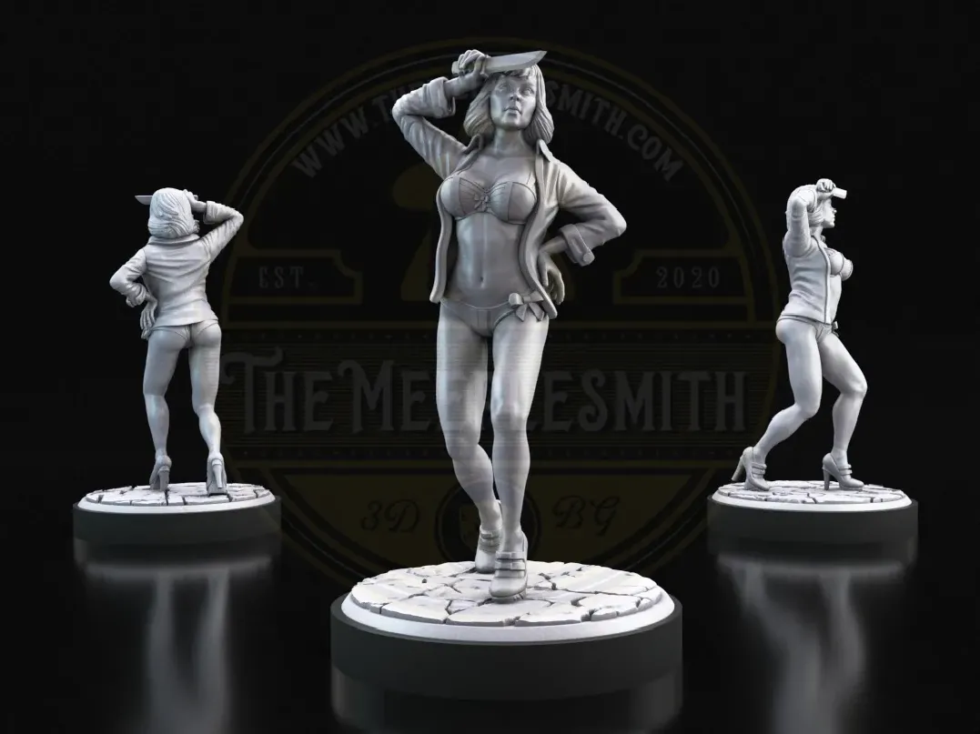 Shadow Rose – Miniatura inspirada en Sin City (Shellie)