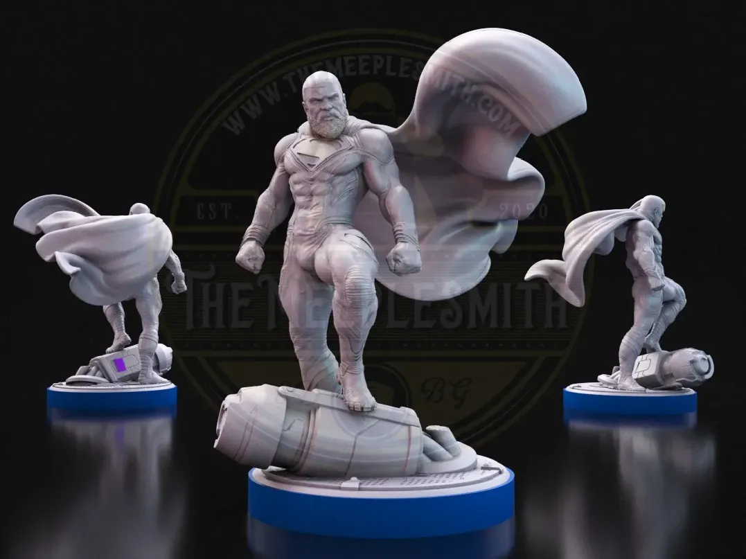Steel Guardian – Miniatura inspirada en DC Comics (Val-Zod)