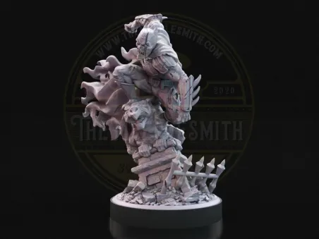 Batzombie – Miniature inspired by Batman