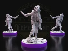 Jokerzombie V.1 – Miniature inspired by the Joker