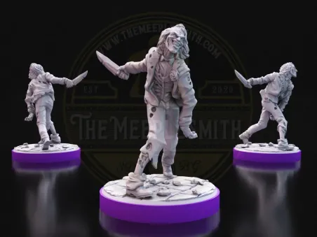 Jokerzombie V.1 – Miniatura inspirada en el Joker