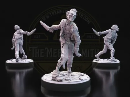 Jokerzombie V.2 – Miniatura inspirada en el Joker