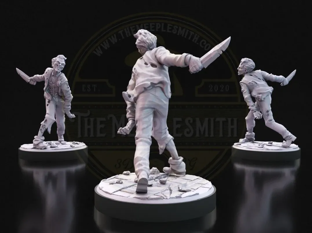 Jokerzombie V.2 – Miniatura inspirada en el Joker