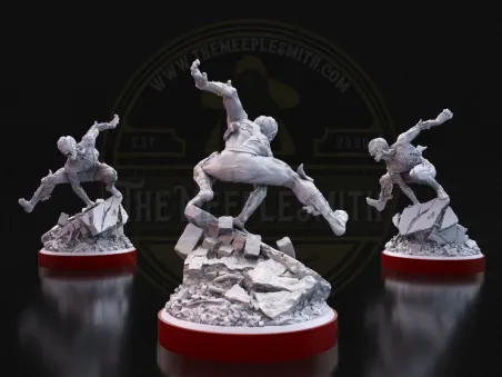 Spiderzombie – Miniatura inspirada en Spiderman