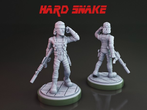 Hard Snake survivor miniature