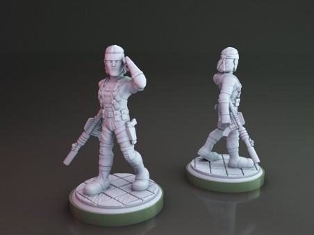 Hard Snake survivor miniature