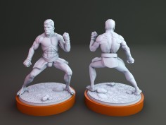 Jean-Claude Van Damme survivor miniature