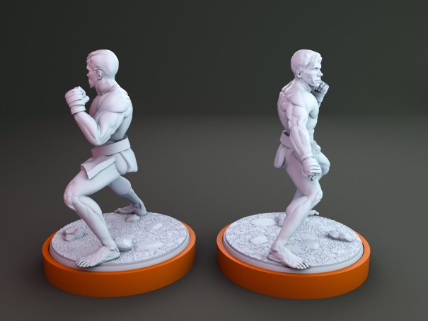 Jean-Claude Van Damme survivor miniature