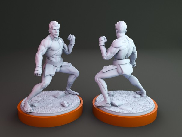 Jean-Claude Van Damme survivor miniature