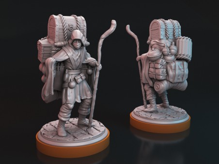 Miniatura Porter V2 de Unmatched / Miniatura Sinbad / Comerciante Oscuro