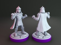 Miniaturas de Villanos de las Tortugas 2