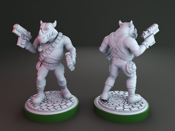 Turtles Villains miniatures