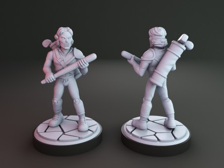 Turtles Villains miniatures