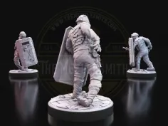 Soldier of the Undead – Military Zombie Miniature 2