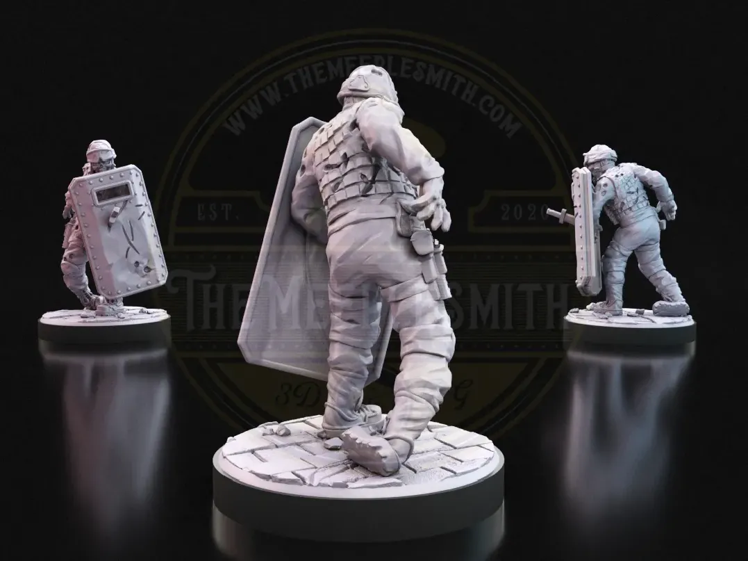 Soldado No Muerto – Miniatura Militar Zombi