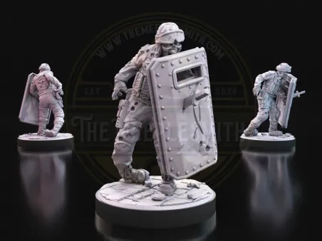 Soldado No Muerto – Miniatura Militar Zombi