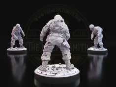 Crawling Grunt – Military Zombie Miniature 2
