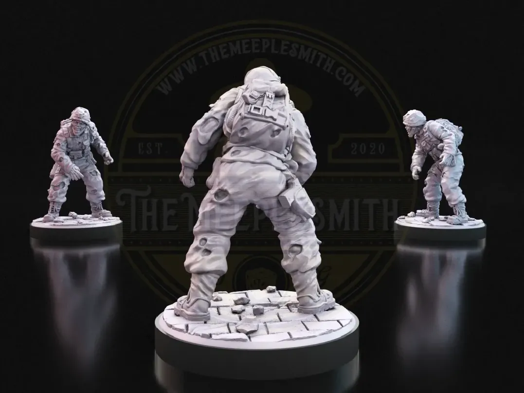 Crawling Grunt – Military Zombie Miniature