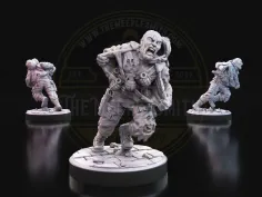 Grenade Runner – Military Zombie Miniature