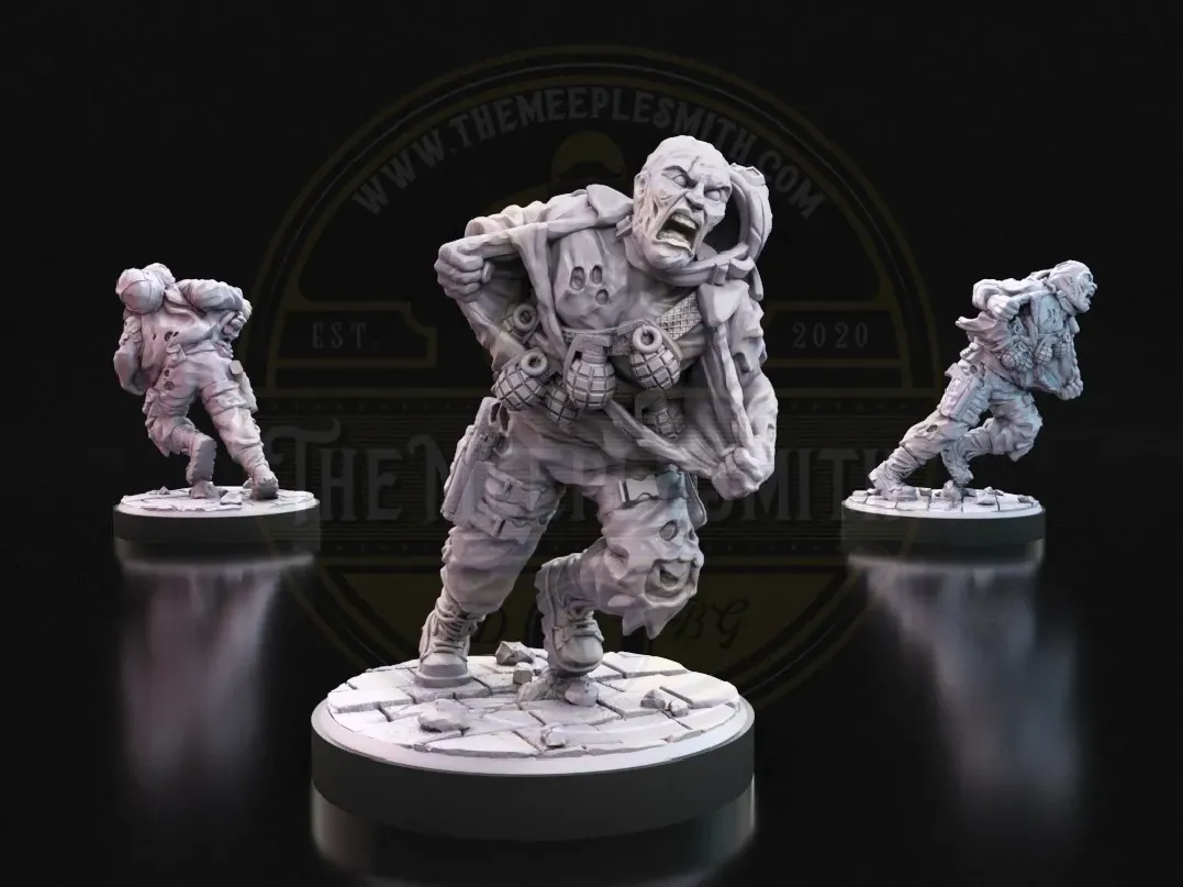 Soldado Corredor – Miniatura Militar Zombi