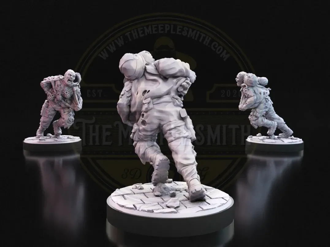 Grenade Runner – Military Zombie Miniature