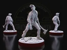 Axe Walker – Zombie Miniature