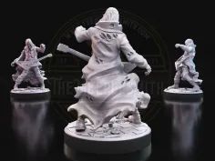 Headbanger Zombie – Undead Rocker Miniature 2