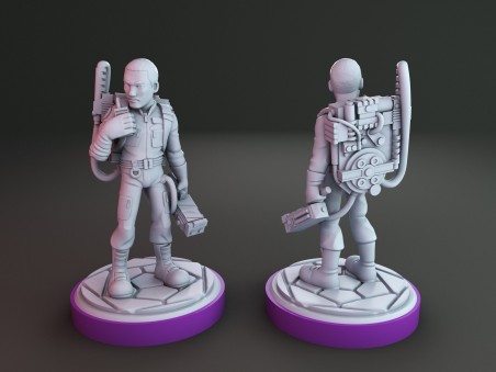 Miniaturas de Cazafantasmas